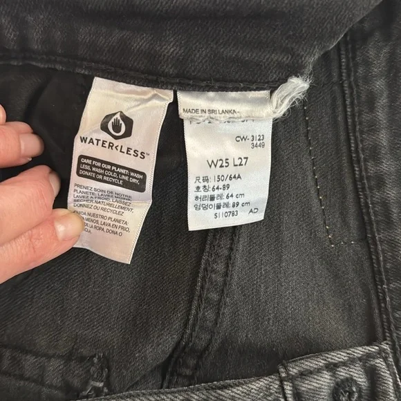 Levi’s Ribcage Ankle Straight Jeans. Women’s size 25. - Picture 5 of 5